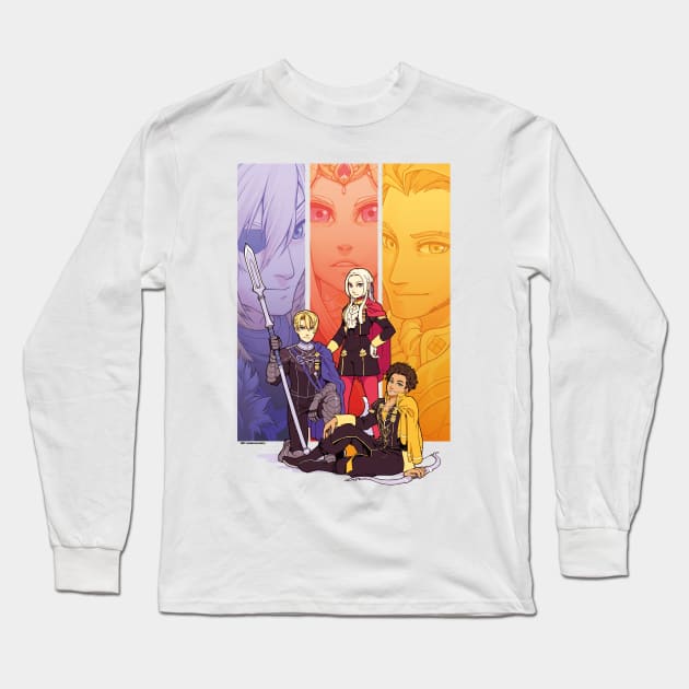 Fire Emblem Three Houses Long Sleeve T-Shirt by H0lyhandgrenade